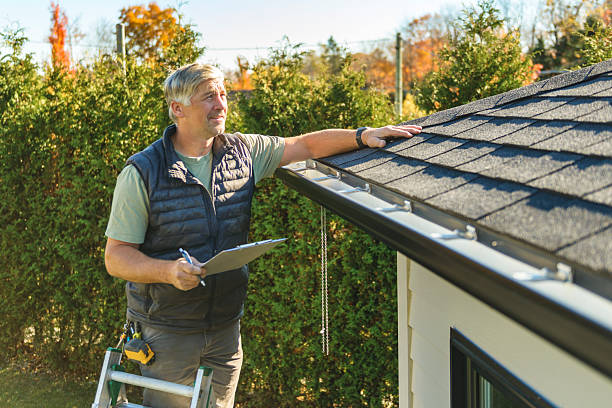 Professional Roofing technician working in Trout Run, PA